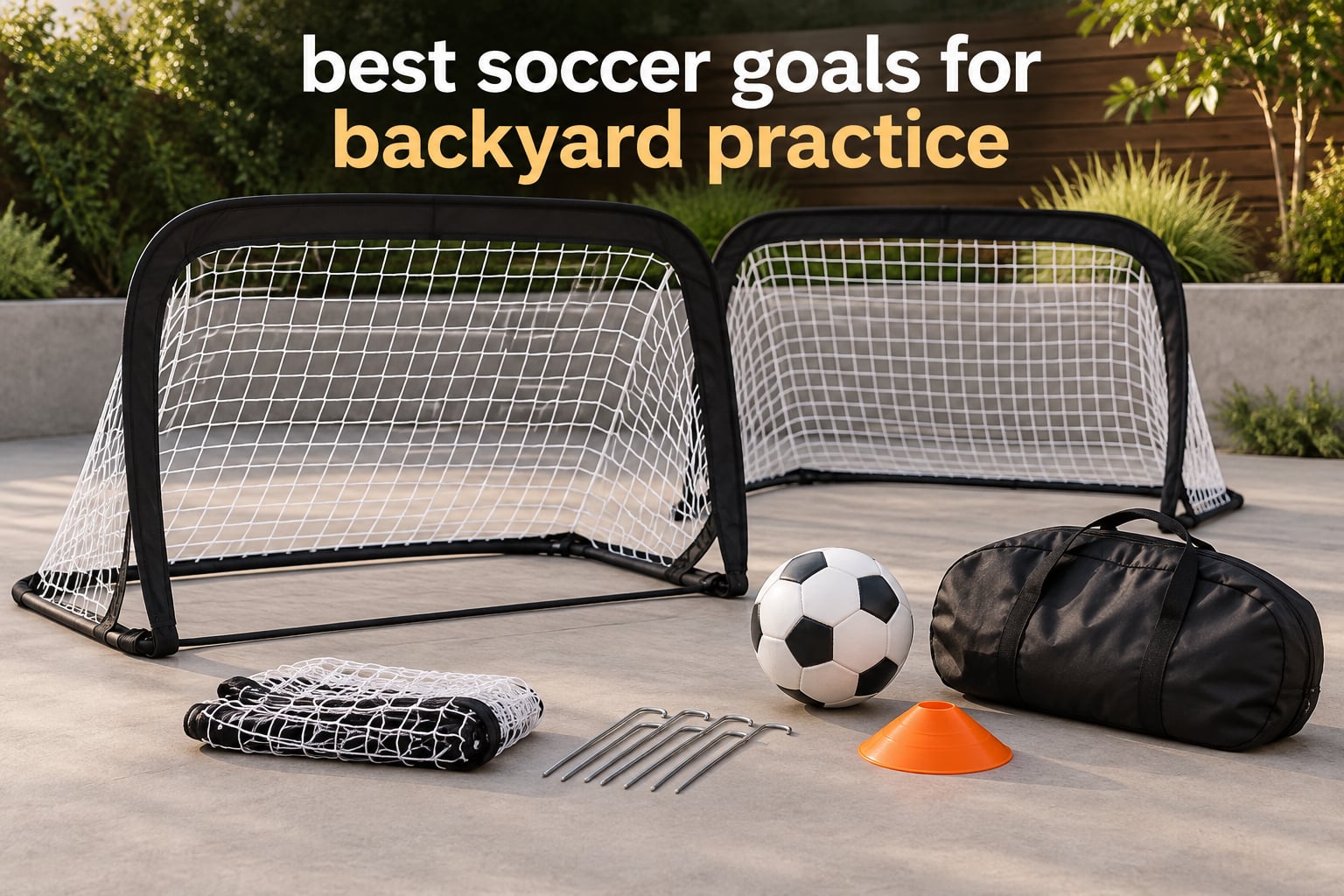 best soccer goals for backyard practice