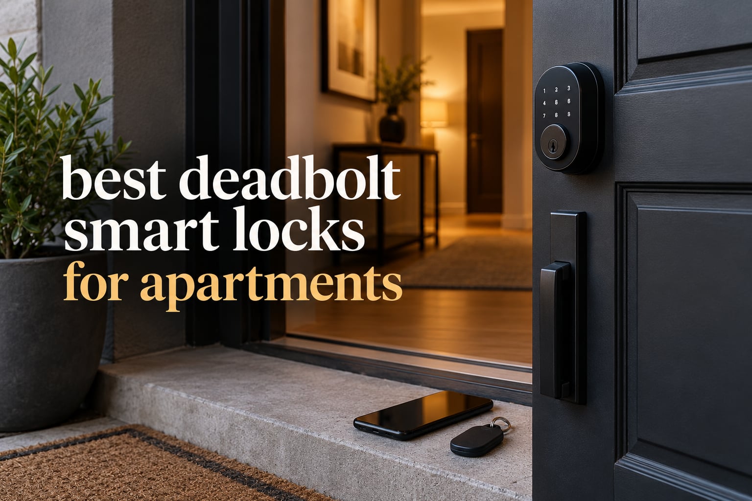 best deadbolt smart locks for apartments