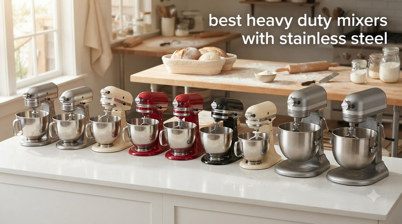 best heavy duty mixers with stainless steel