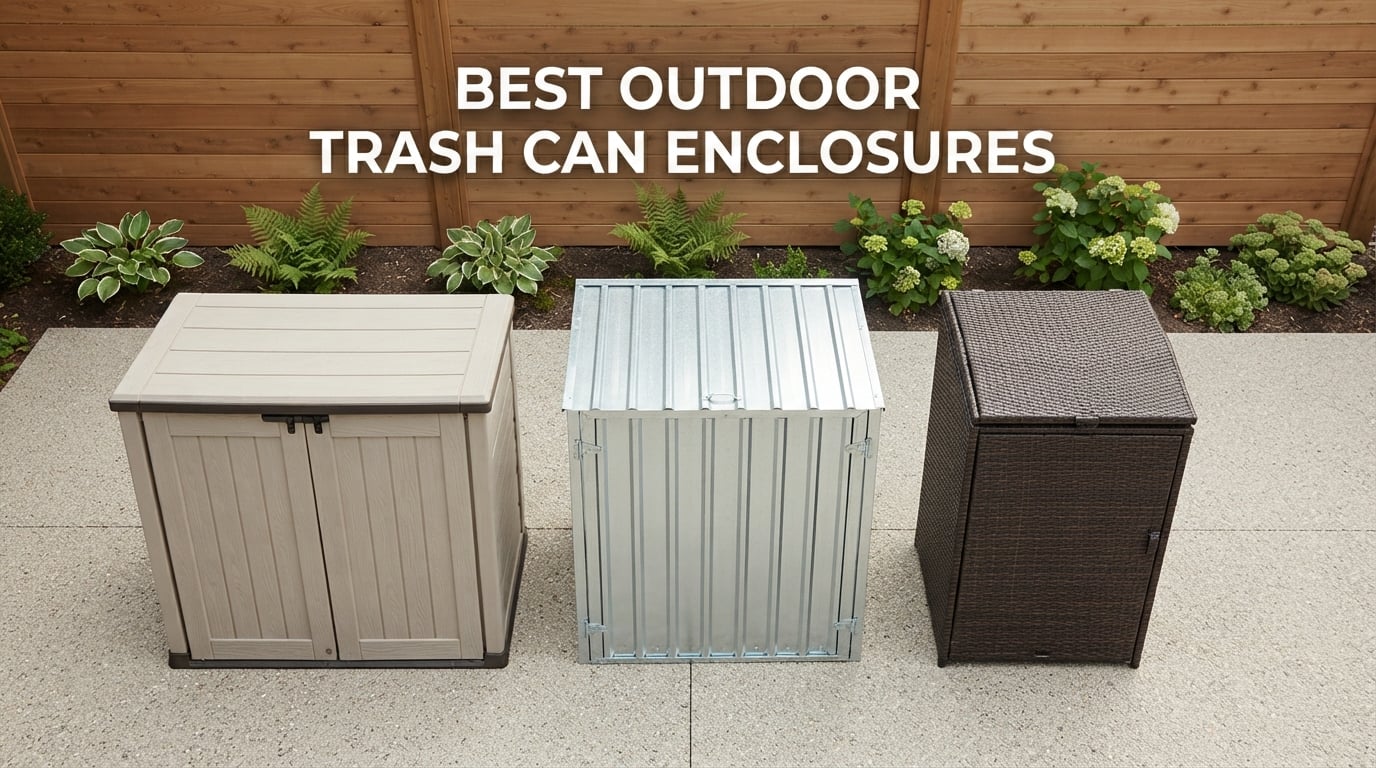 10 Best Outdoor Trash Can Enclosures (September 2026) Tested & Ranked