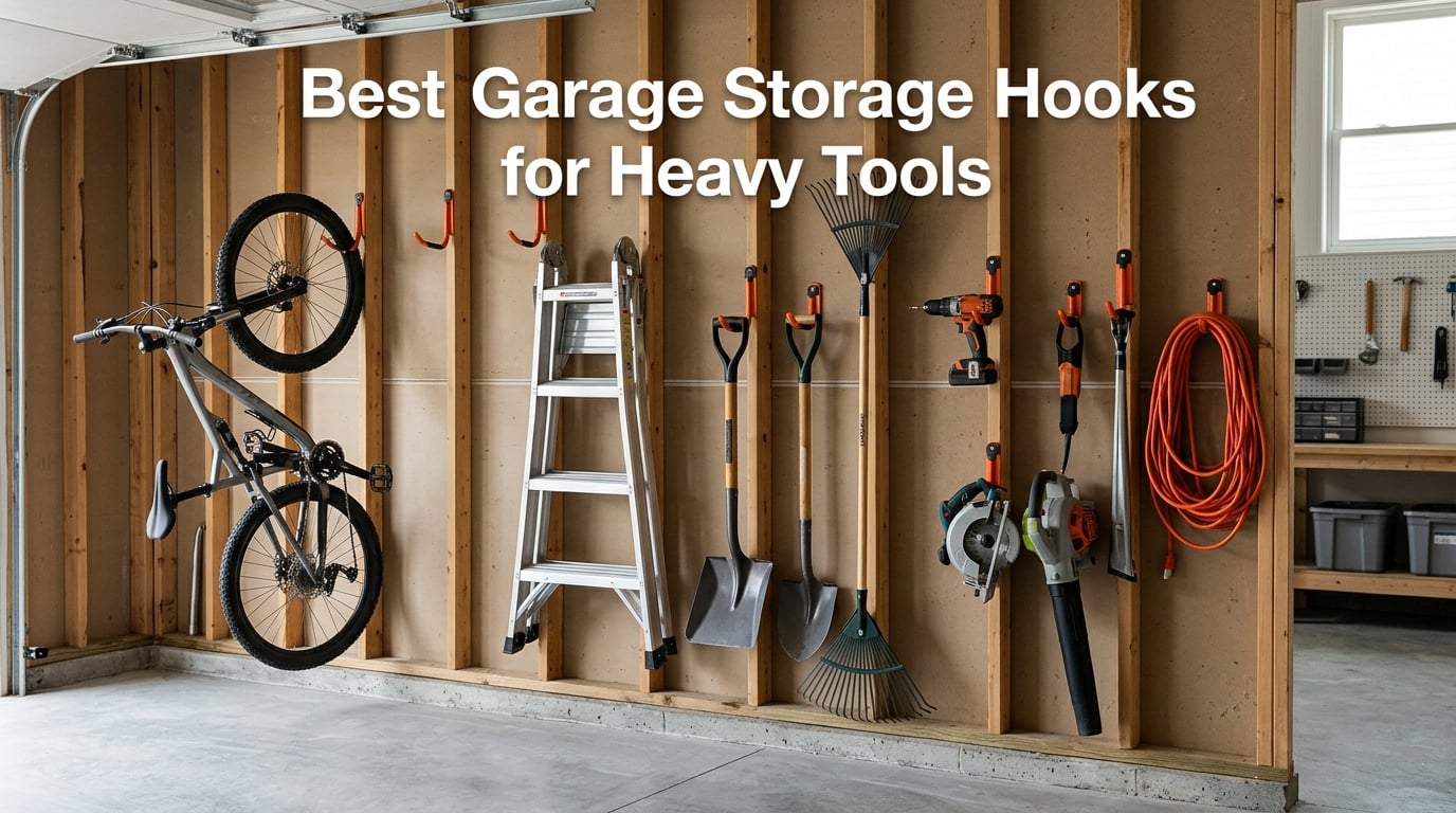 Best Garage Storage Hooks for Heavy Tools