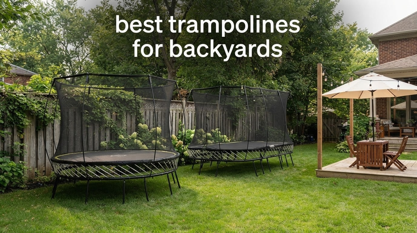 best trampolines for backyards