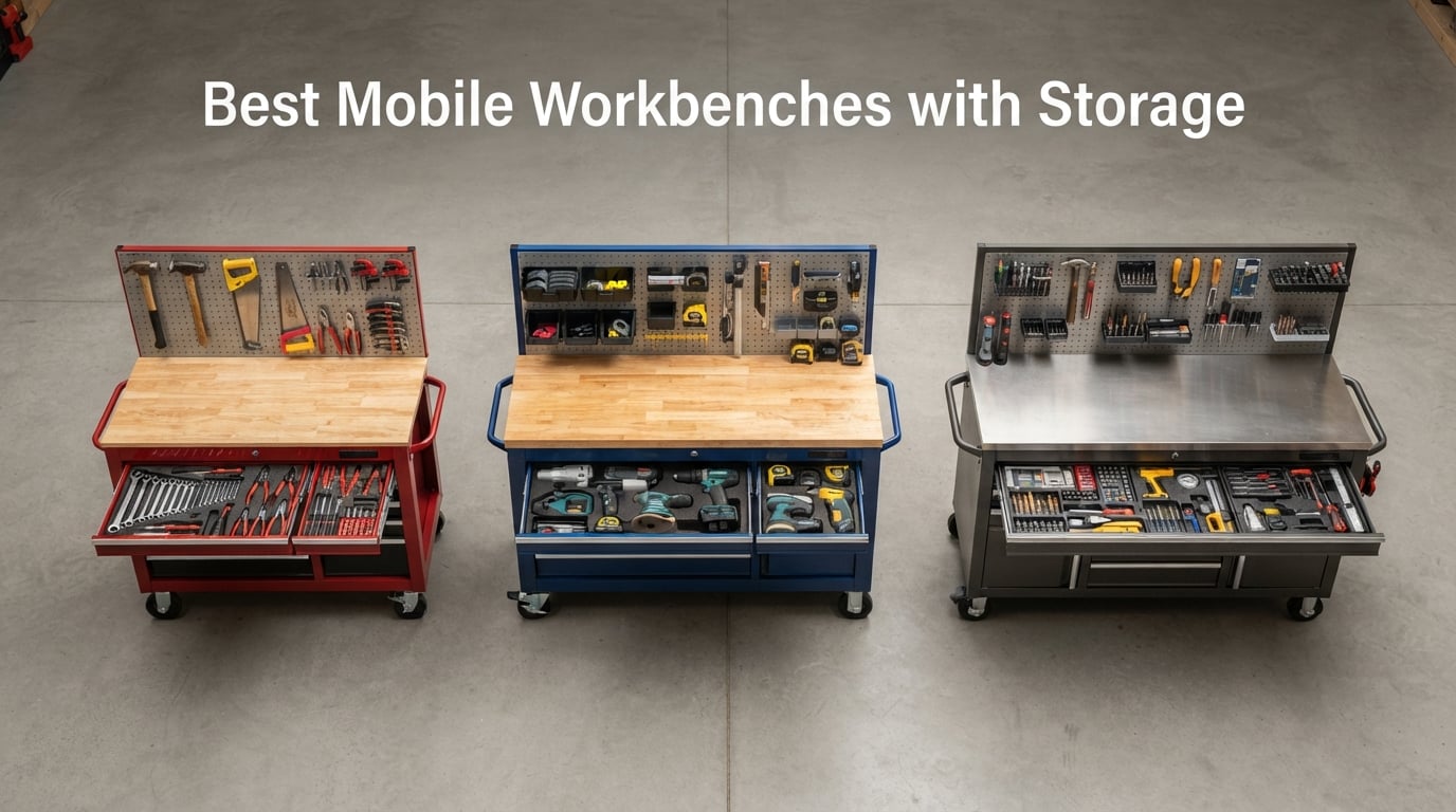 10 Best Mobile Workbenches with Storage (September 2026) Tested