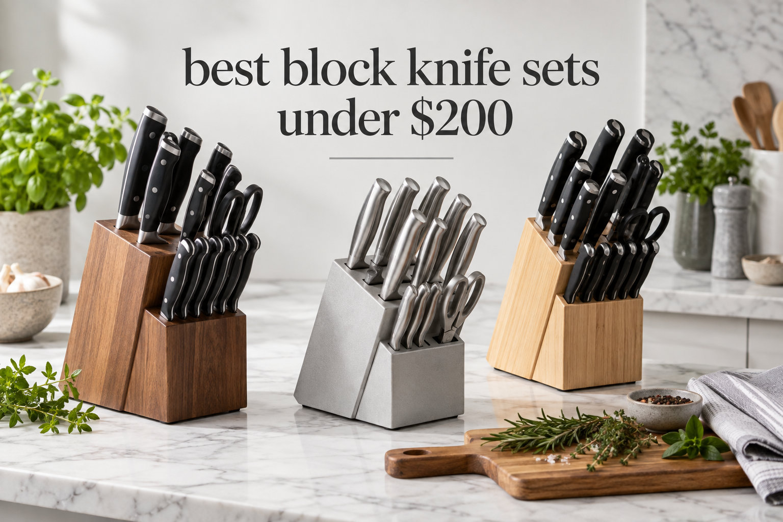 10 Best Block Knife Sets Under $200 (September 2026) Tested & Ranked