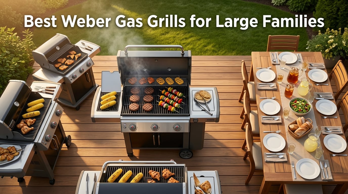 8 Best Weber Gas Grills for Large Families (September 2026) Top Picks