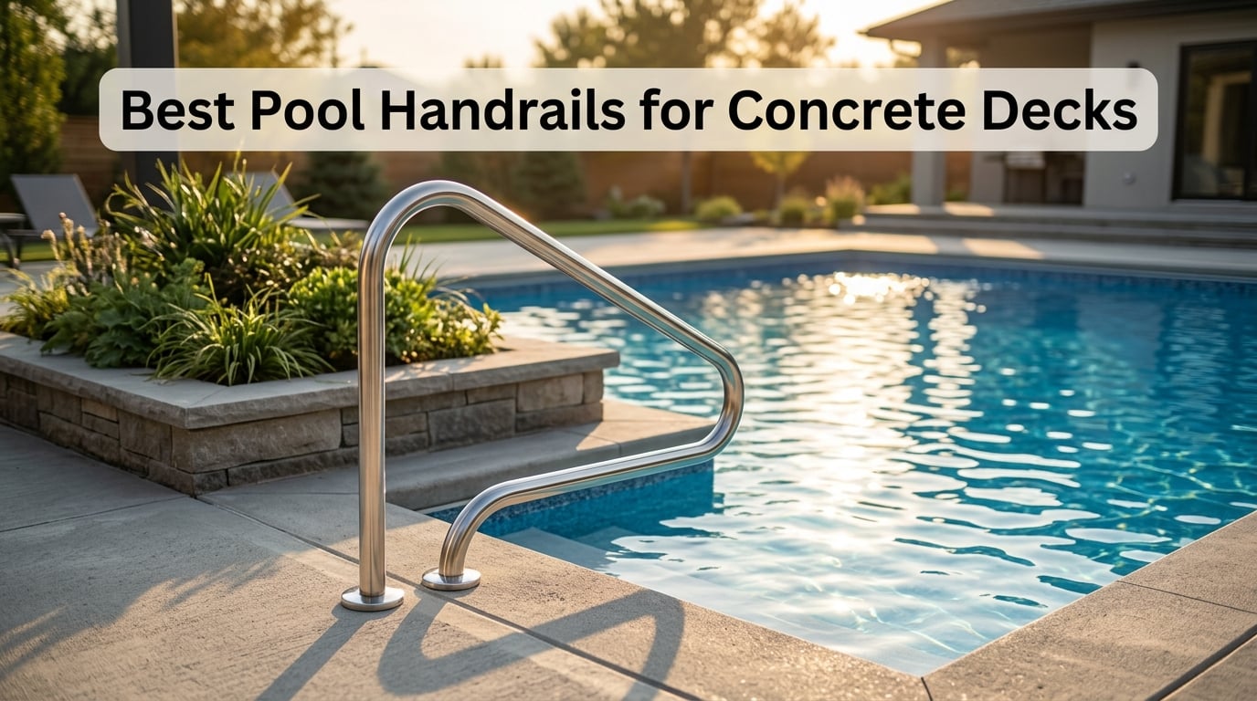 Best Pool Handrails for Concrete Decks