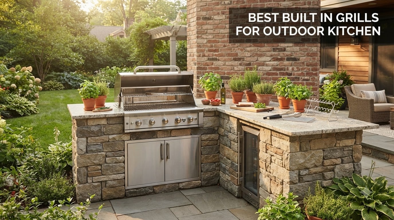 best built in grills for outdoor kitchen