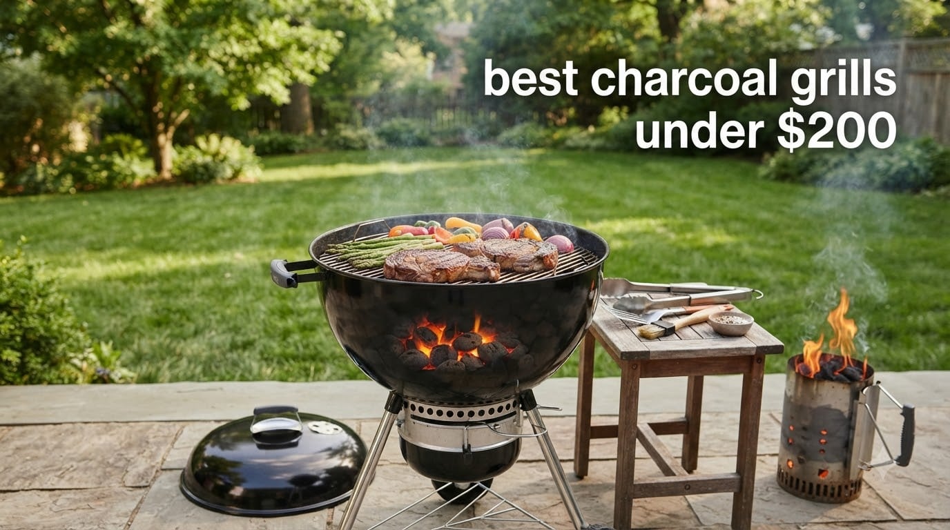 8 Best Charcoal Grills Under $200 (September 2026) Reviewed