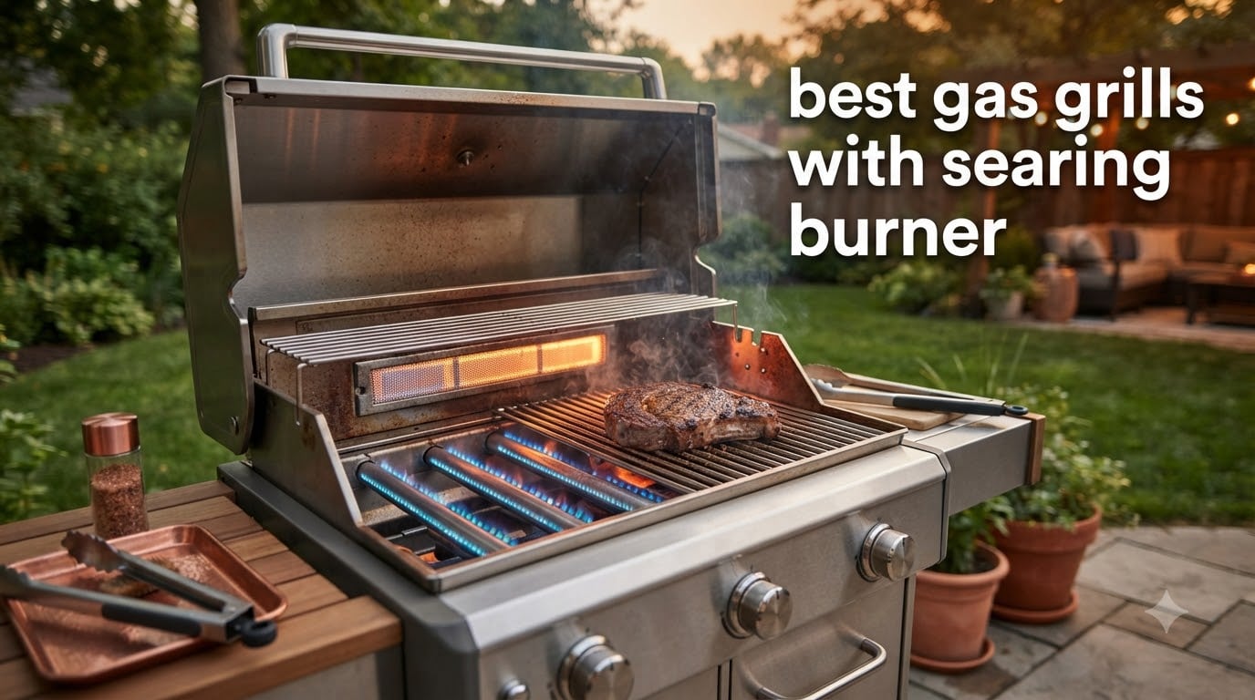 best gas grills with searing burner