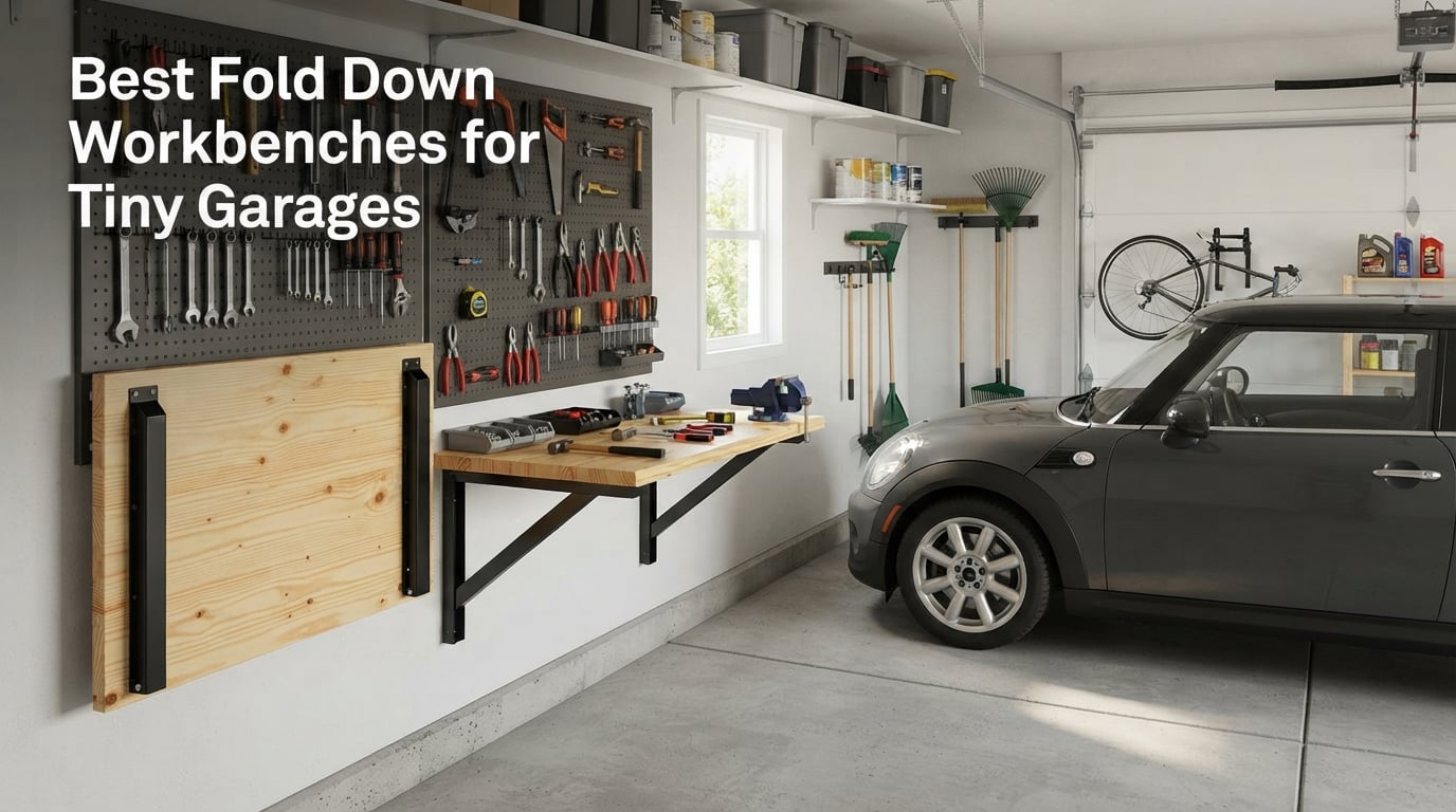 Best Fold Down Workbenches for Tiny Garages