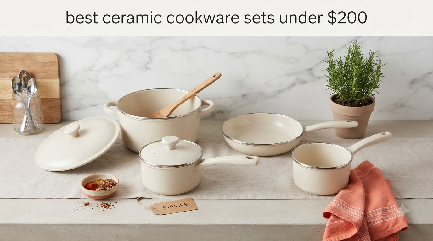 10 Best Ceramic Cookware Sets Under $200 (September 2026) Ranked