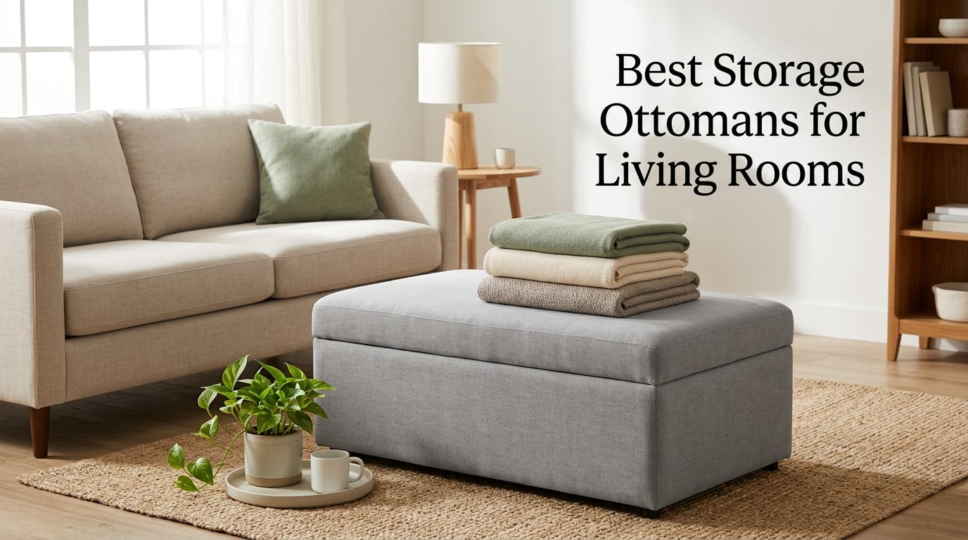 10 Best Storage Ottomans for Living Rooms (September 2026) Top Picks