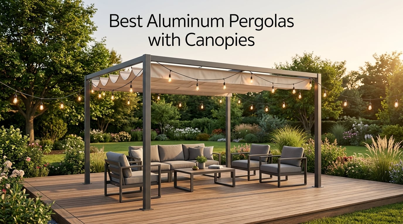 Best Aluminum Pergolas with Canopies