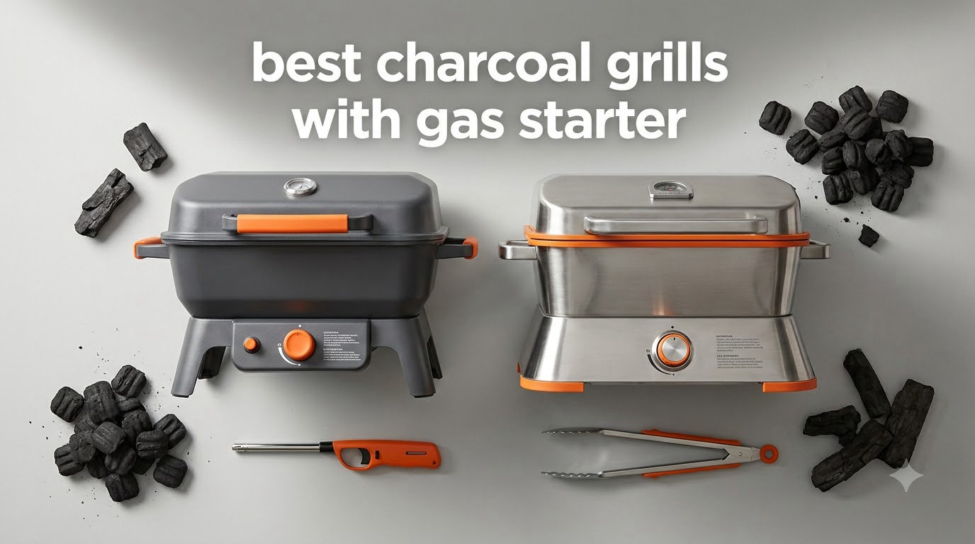 8 Best Charcoal Grills with Gas Starter (September 2026) Reviews