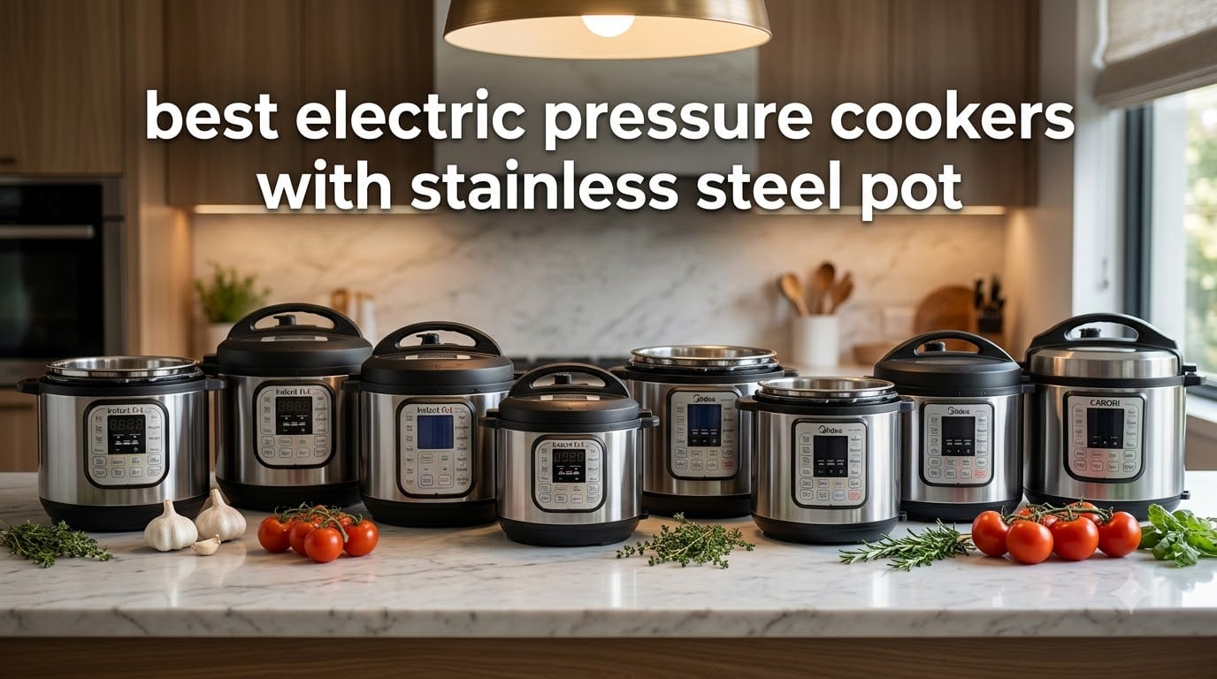 best electric pressure cookers with stainless steel pot