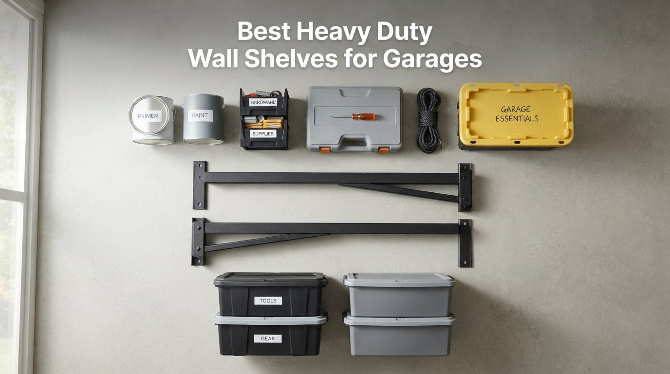 10 Best Heavy Duty Wall Shelves for Garage (September 2026) Tested