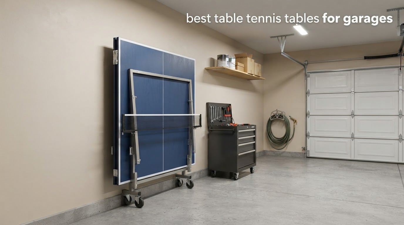 best table tennis tables for garages