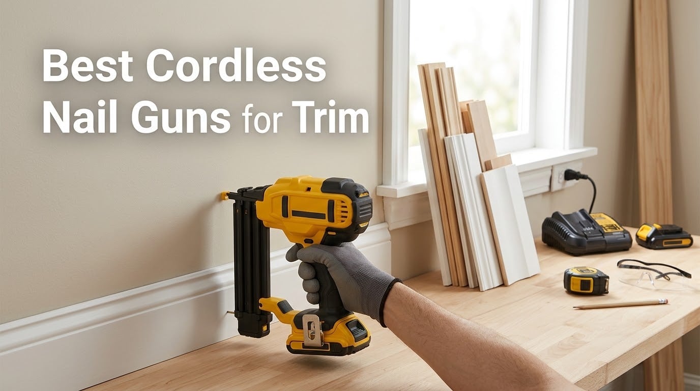 8 Best Cordless Nail Guns for Trim (September 2026) Tested Picks