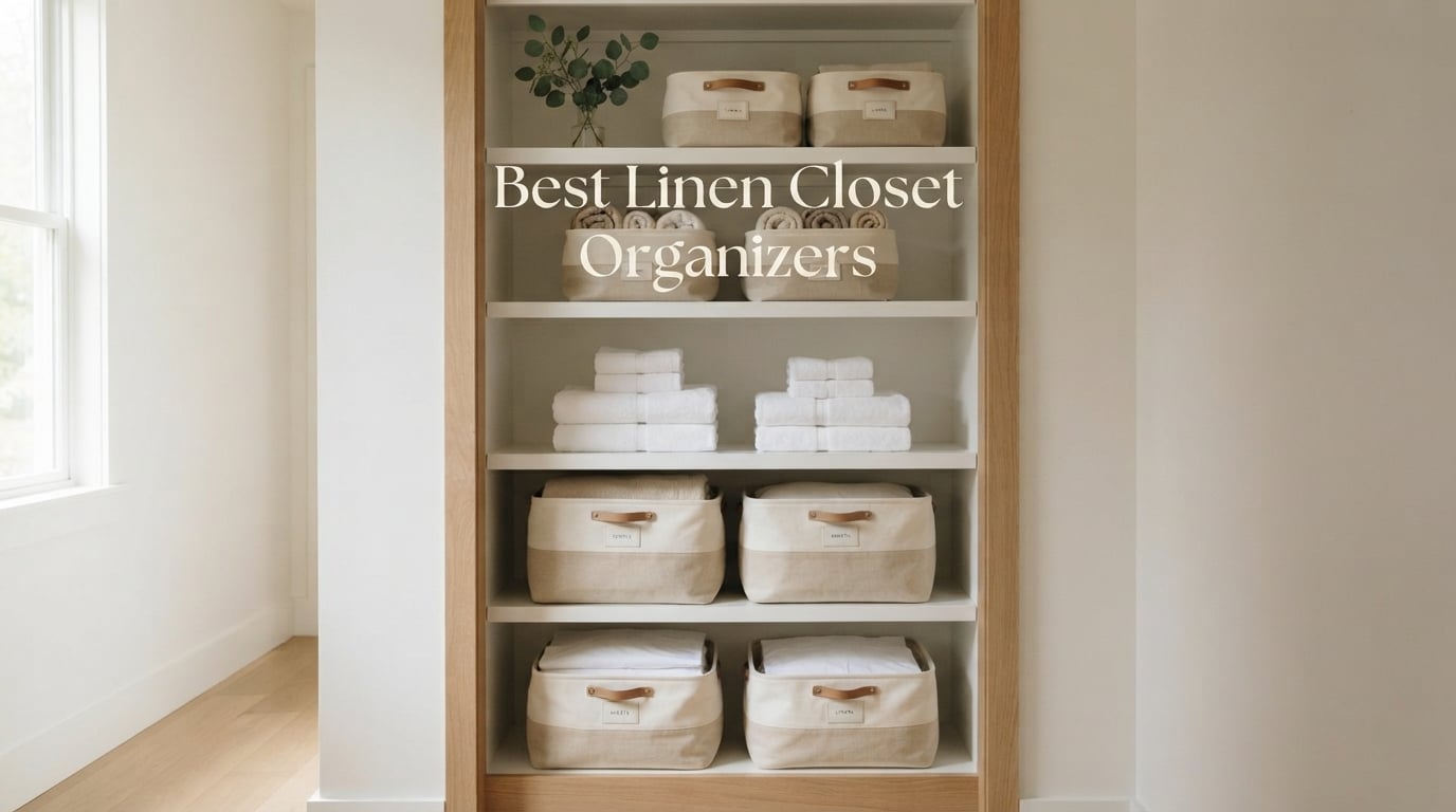 Best Linen Closet Organizers
