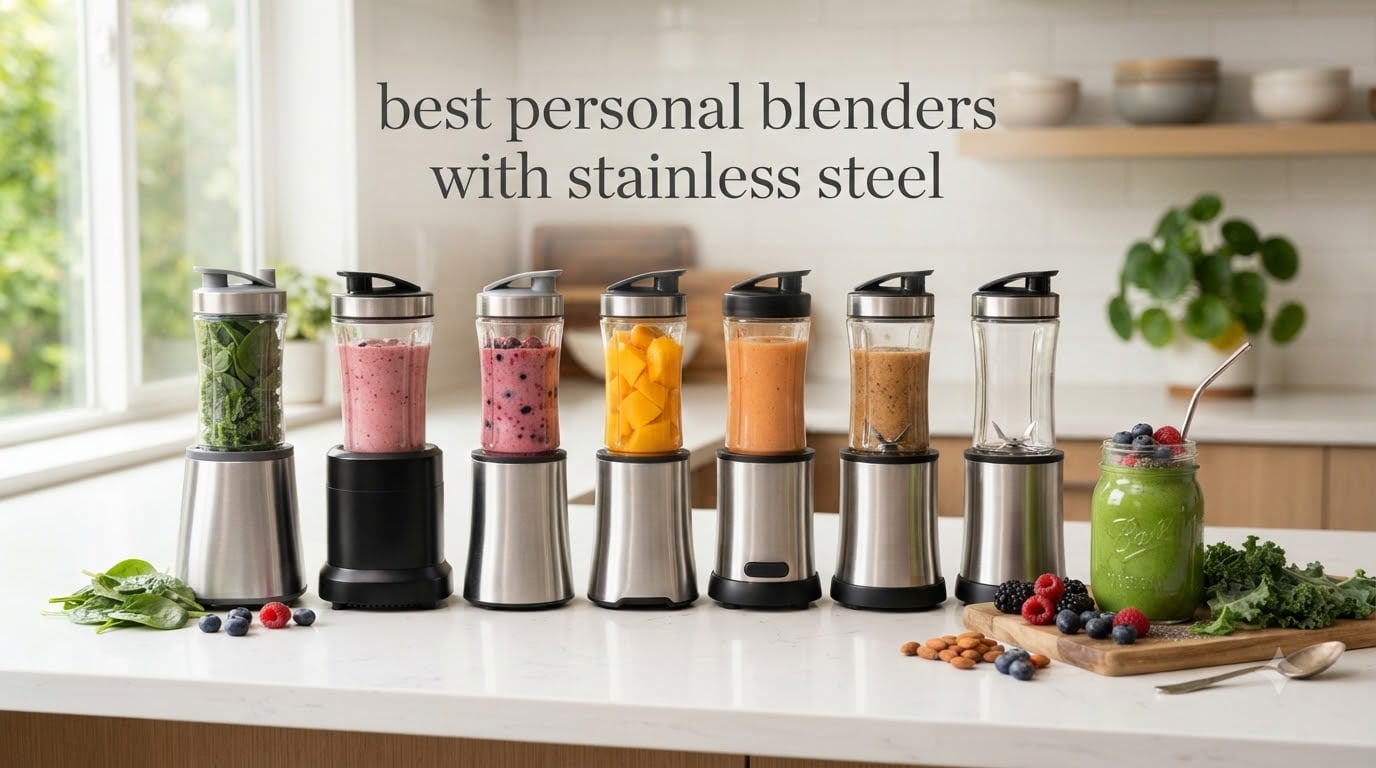 best personal blenders with stainless steel