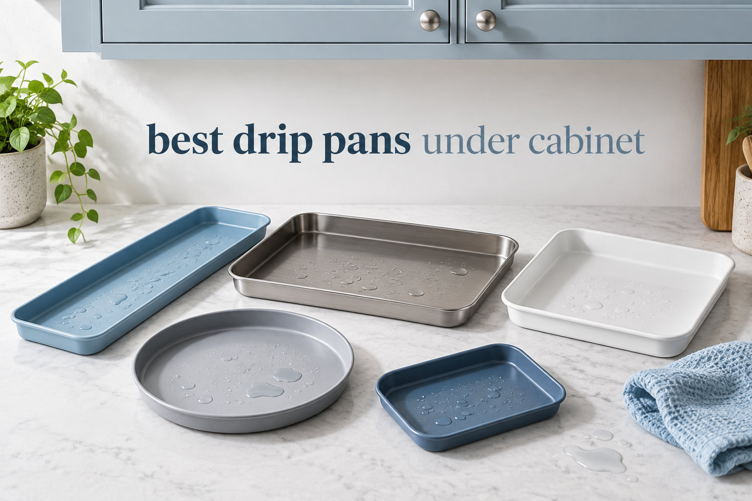 best drip pans under cabinet