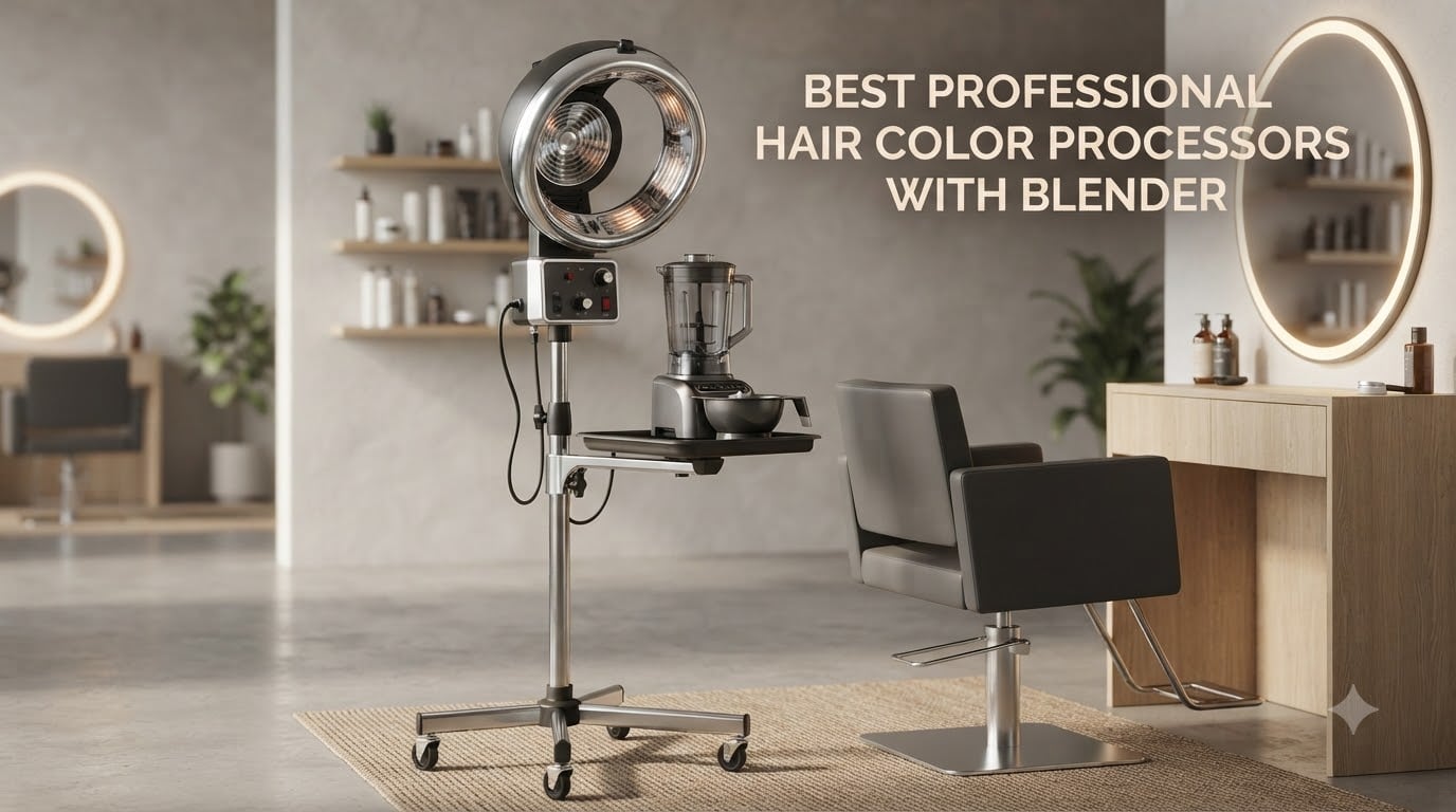 best professional hair color processors with blender
