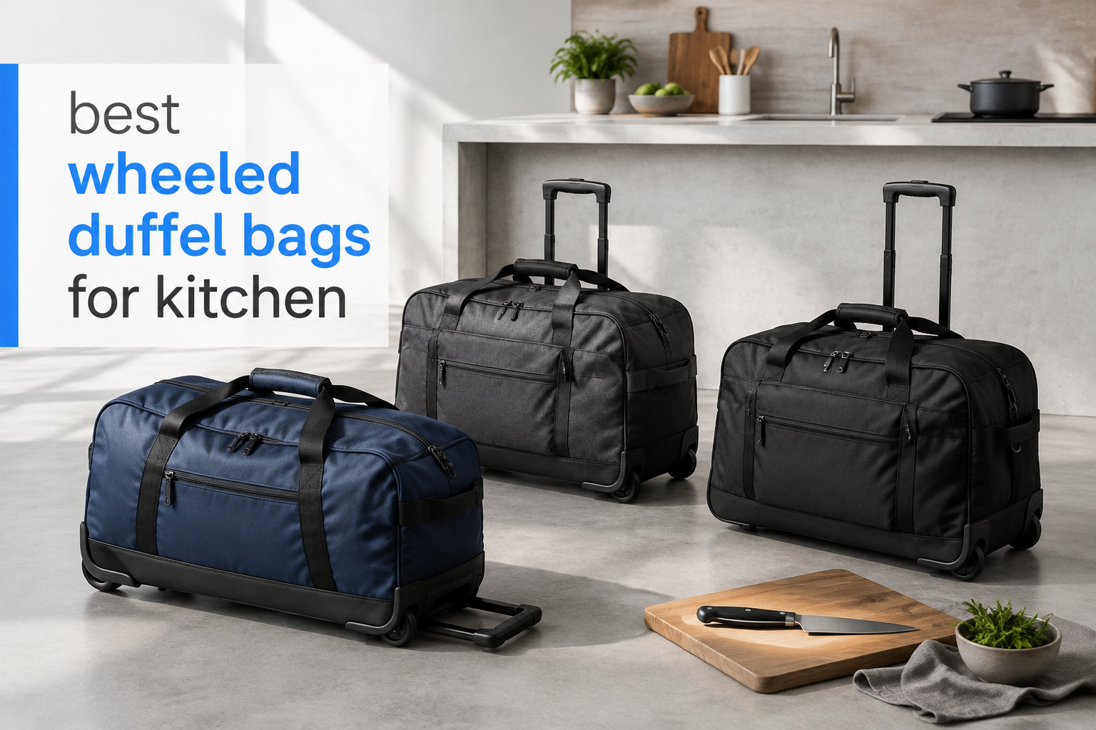 8 Best Wheeled Duffel Bags for Kitchen (September 2026) Tested Picks
