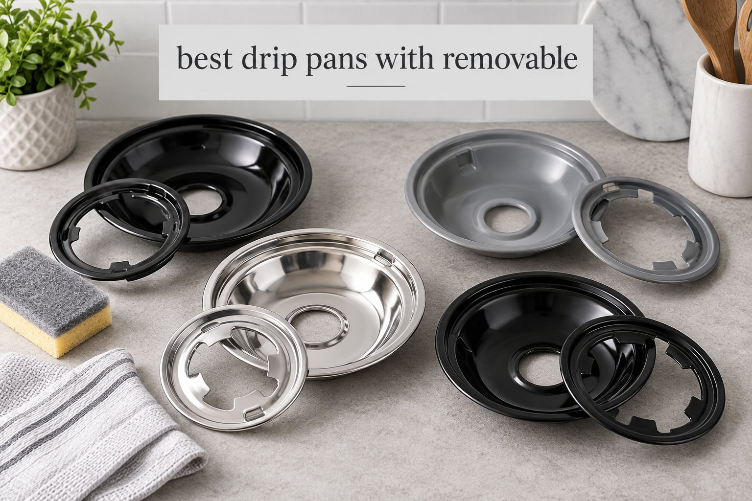 best drip pans with removable