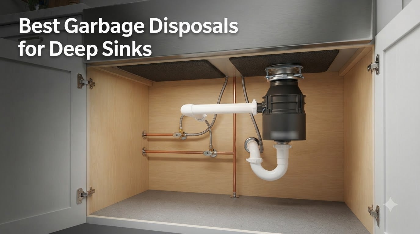 8 Best Garbage Disposals for Deep Sinks (September 2026) Tested