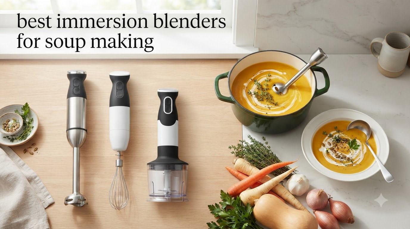 12 Best Immersion Blenders for Soup Making (September 2026) Top Picks