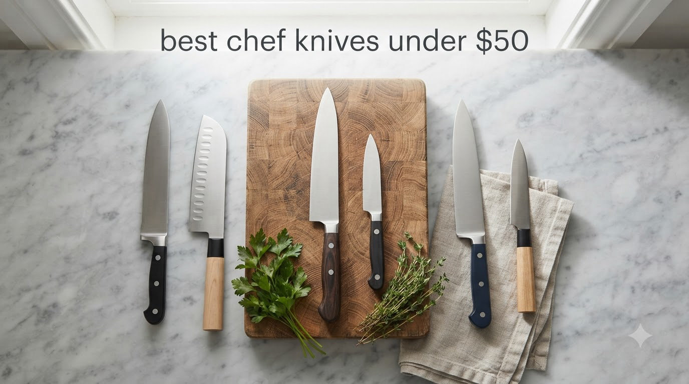 8 Best Chef Knives Under $50 (September 2026) Tested & Reviewed