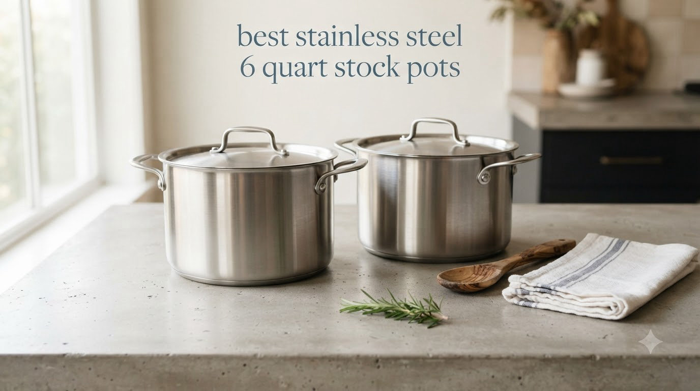 8 Best Stainless Steel 6 Quart Stock Pots (September 2026) Top Picks