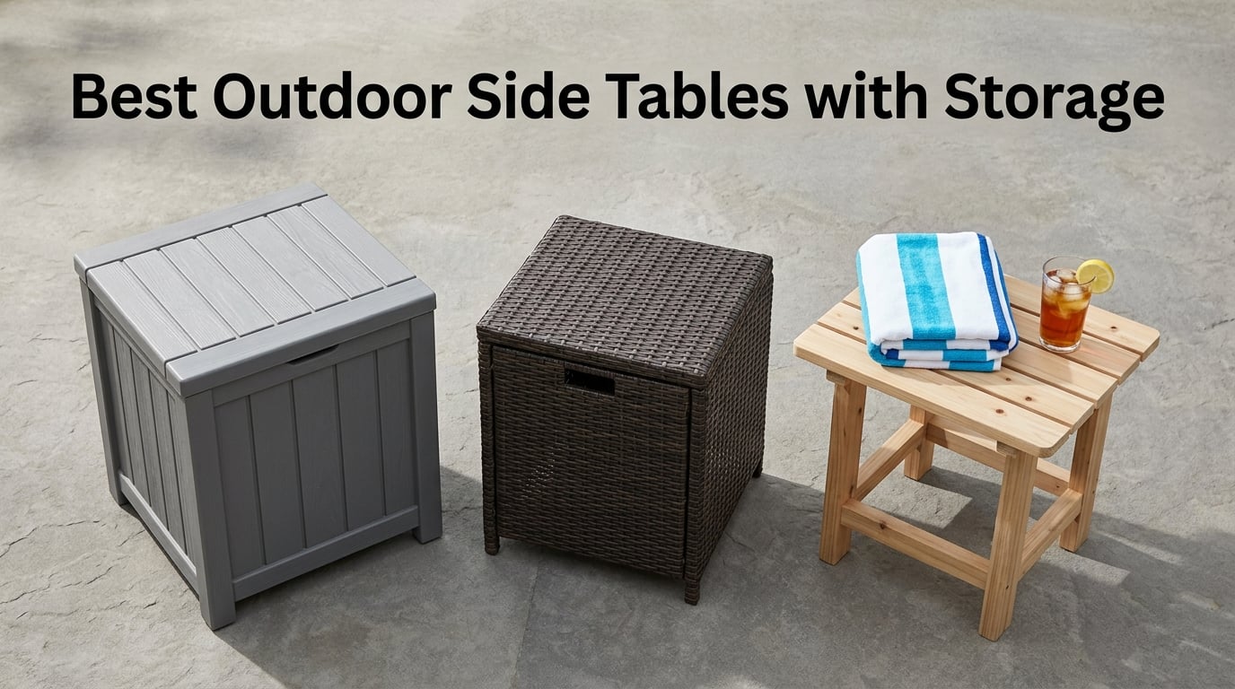 12 Best Outdoor Side Tables with Storage (September 2026) Top Picks