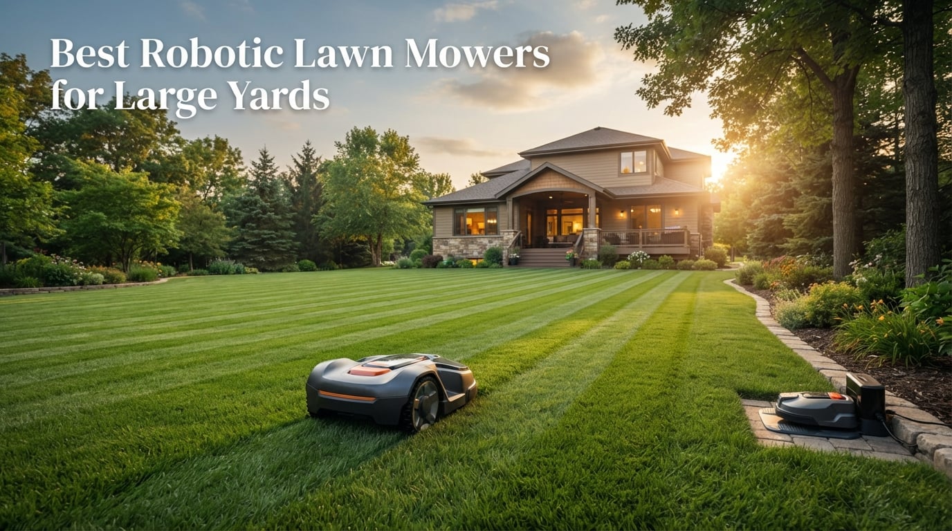 Best Robotic Lawn Mowers for Large Yards