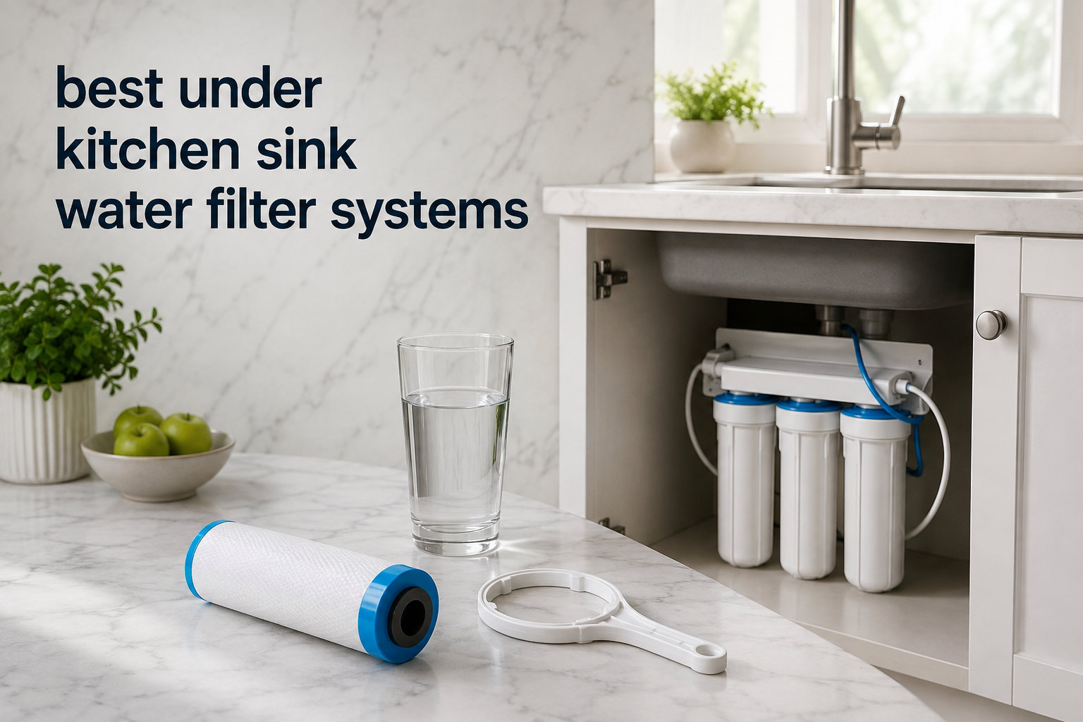 best under kitchen sink water filter systems