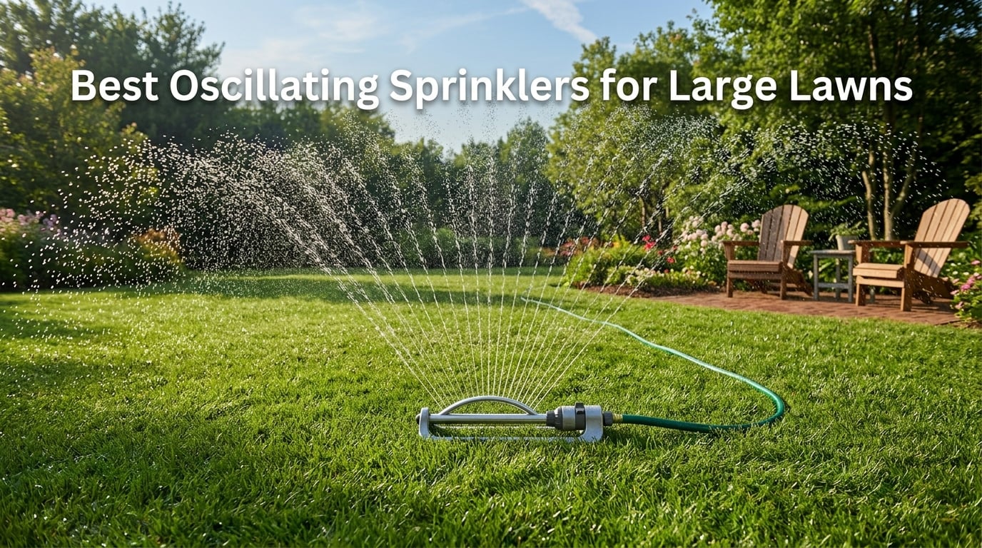 Best Oscillating Sprinklers for Large Lawns
