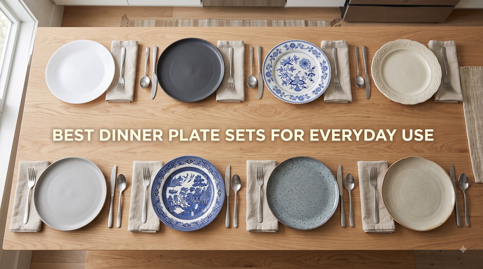 best dinner plate sets for everyday use