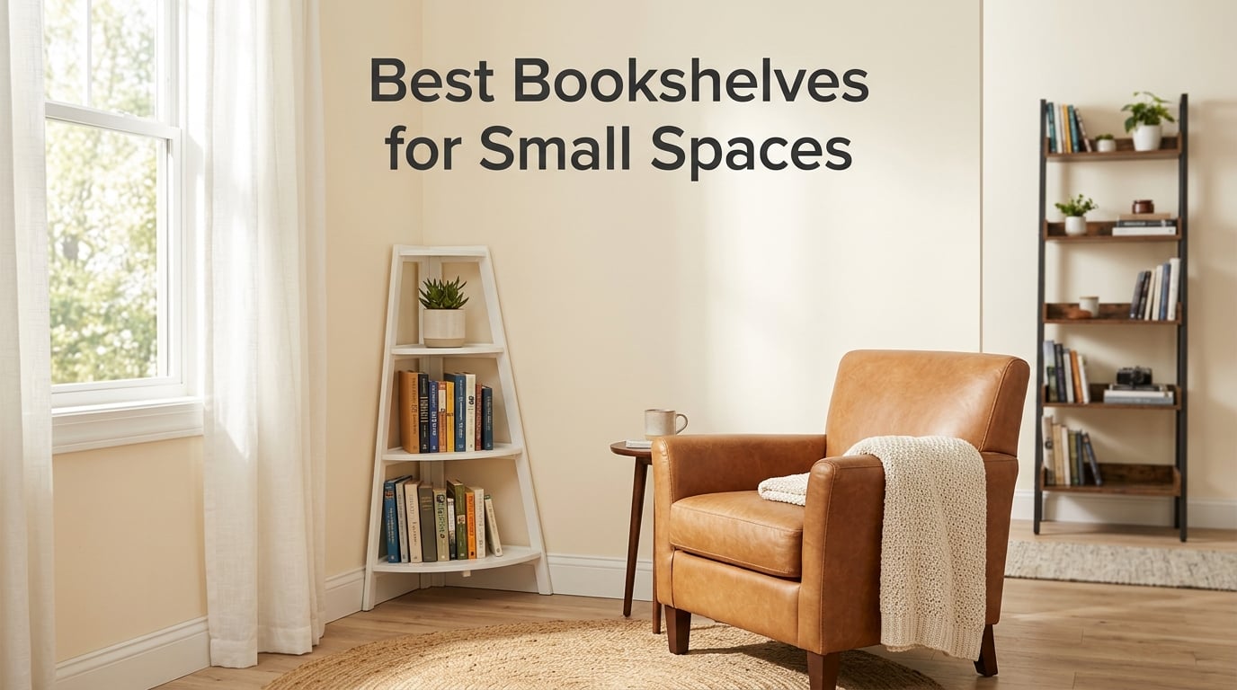 10 Best Bookshelves for Small Spaces (September 2026) Tested Picks