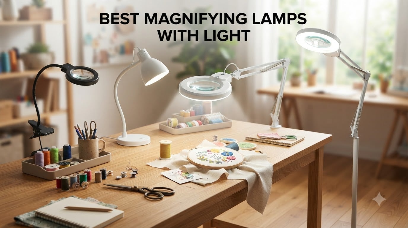 8 Best Magnifying Lamps with Light (September 2026) Crafts & More