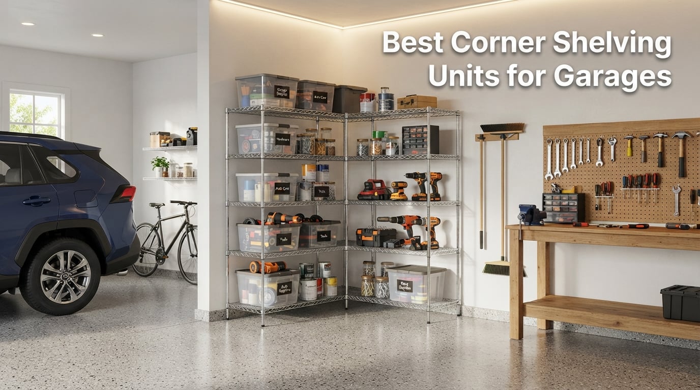 Best Corner Shelving Units for Garages