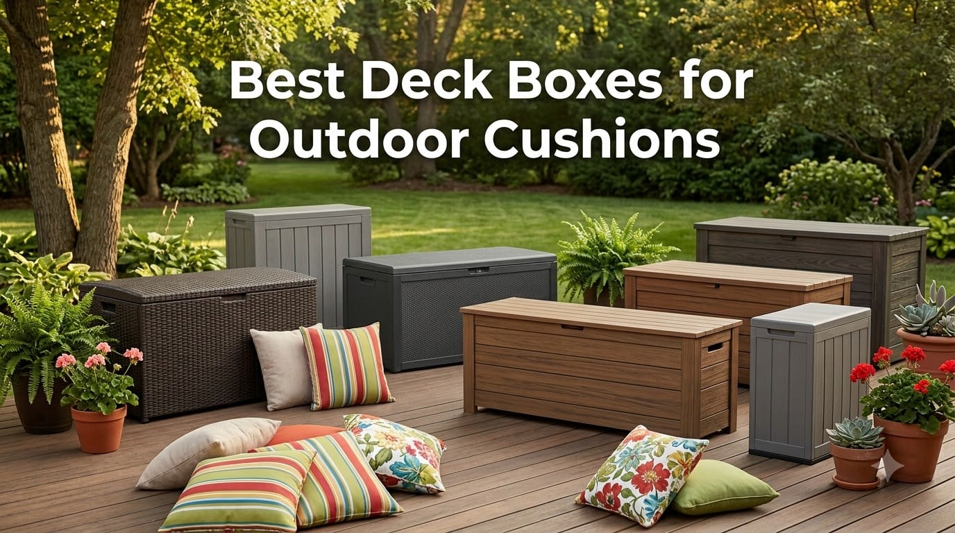 Best Deck Boxes for Outdoor Cushions