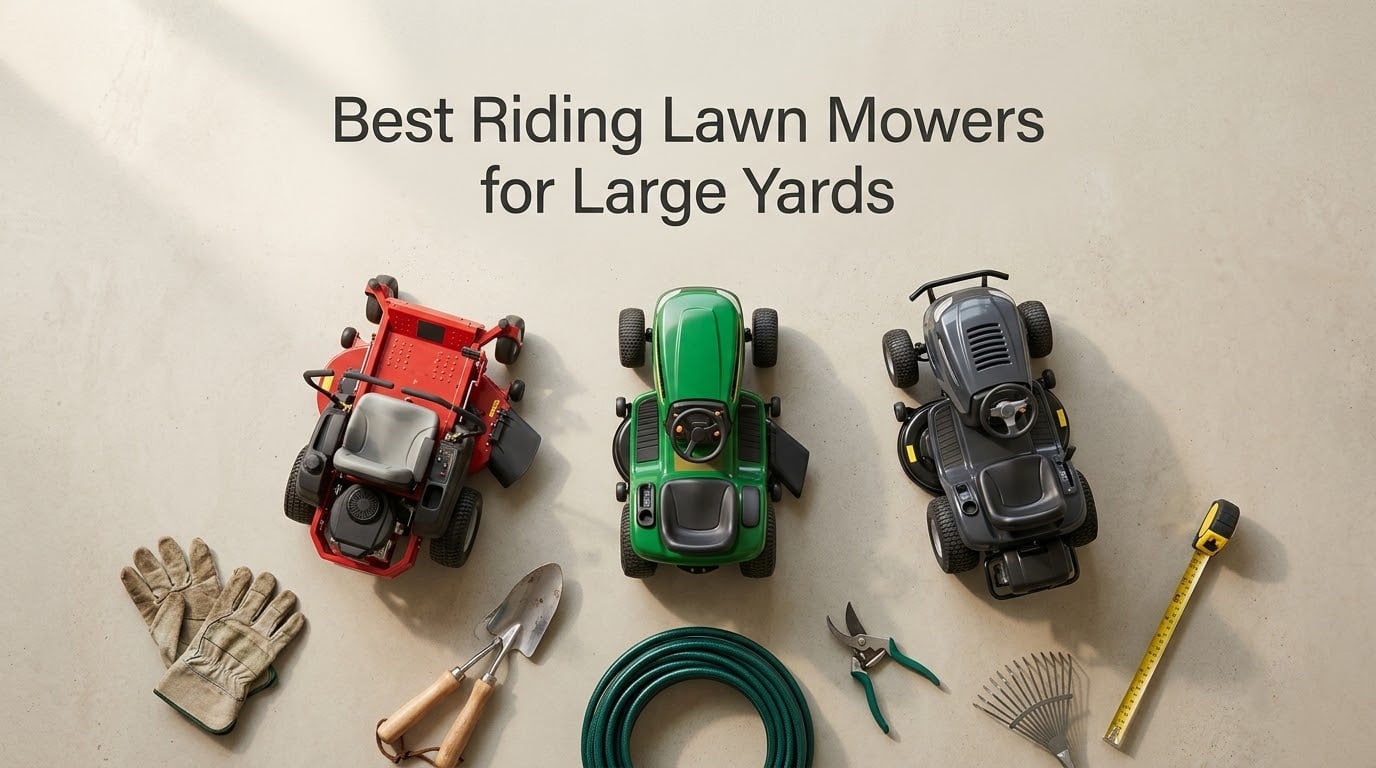 Best Riding Lawn Mowers for Large Yards