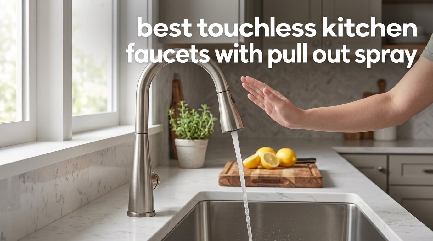 8 Best Touchless Kitchen Faucets With Pull Out Spray (September 2026) Top Picks