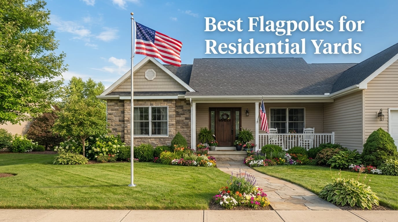 6 Best Flagpoles for Residential Yards (September 2026) Top Picks