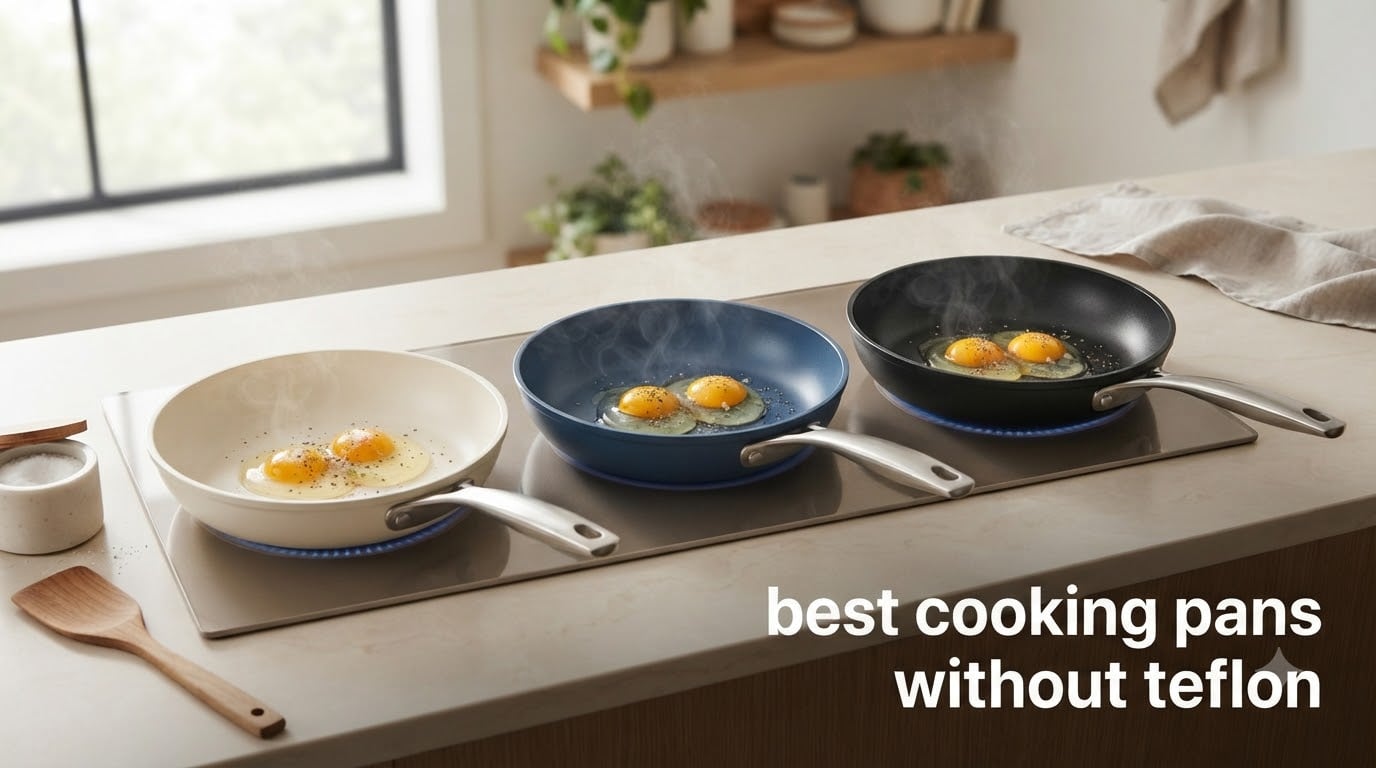 8 Best Cooking Pans Without Teflon (September 2026) Expert Reviews