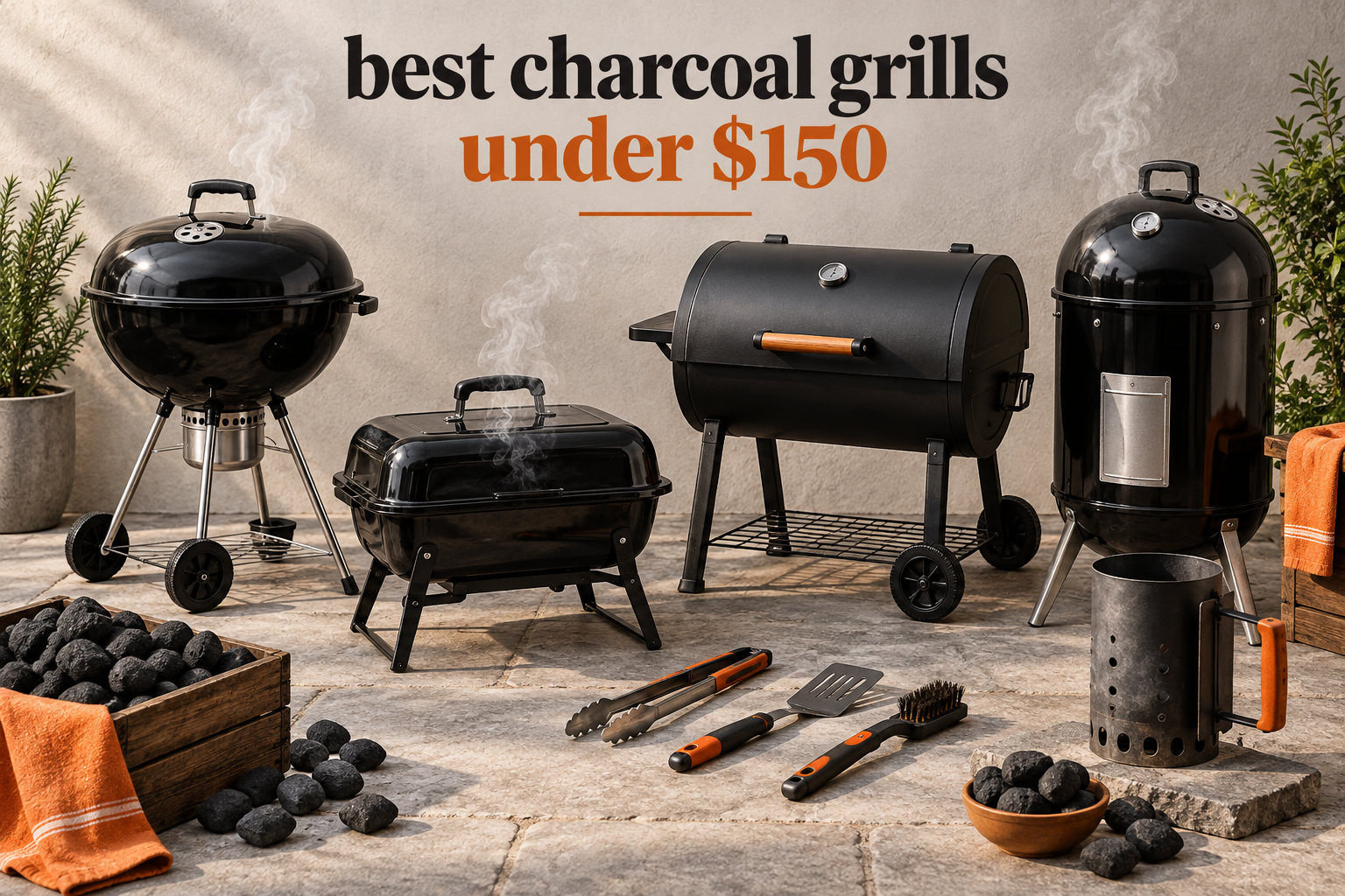 best charcoal grills under $150