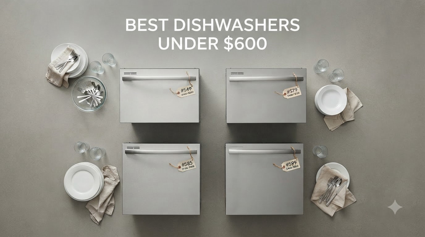 8 Best Dishwashers Under $600 (September 2026) Expert Picks