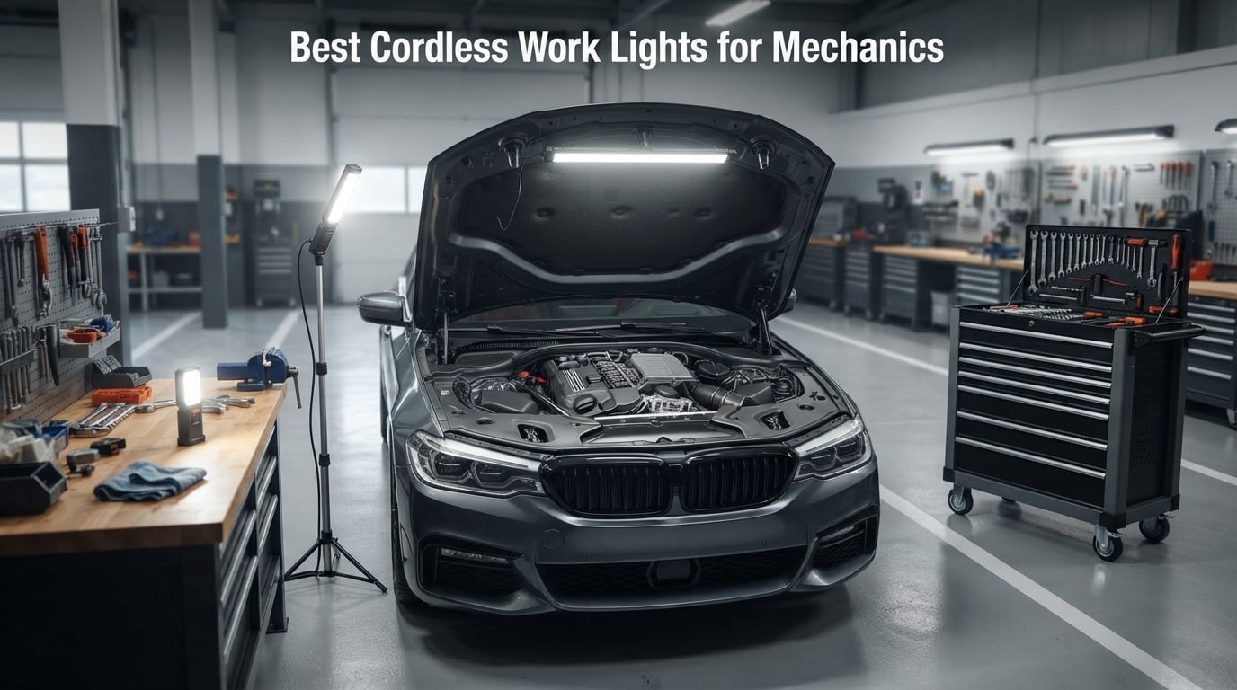 8 Best Cordless Work Lights for Mechanics (September 2026) Top Picks