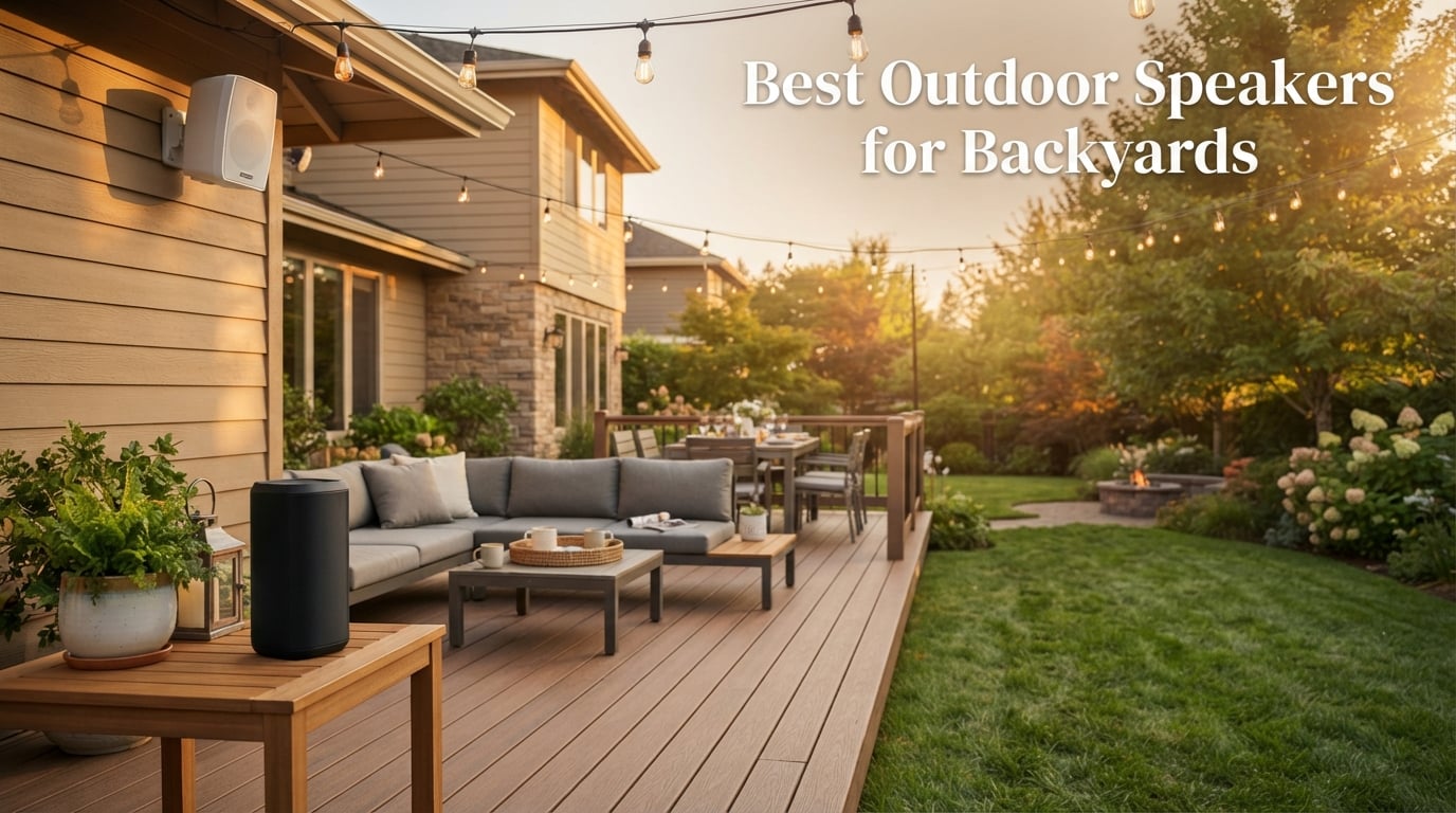 Best Outdoor Speakers for Backyards