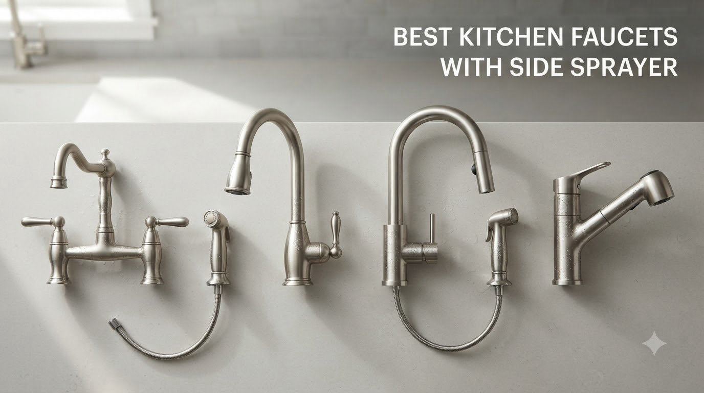best kitchen faucets with side sprayer
